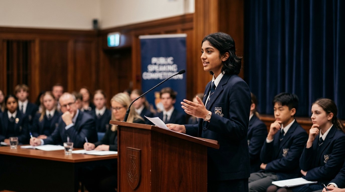Students debating