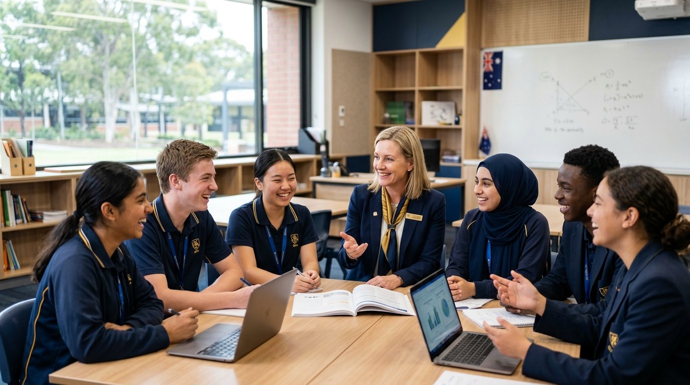 Professional classroom setting